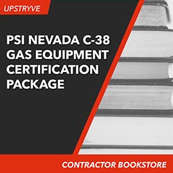 PSI Nevada C-38 Gas Equipment Contractor Certification Package