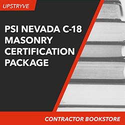 PSI Nevada C-18 Masonry Contractor Certification Package