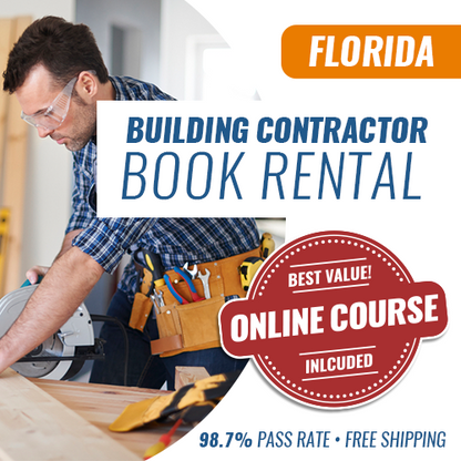 Examen de Contratista General, de Edificios y Residencial de Florida - Alquiler de Libros Premium (Premium Book Rental)