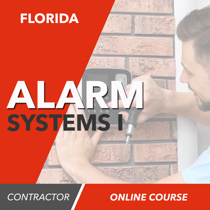 Florida Alarm Systems Contractor I - Online Exam Prep Course - Pearson  VUE
