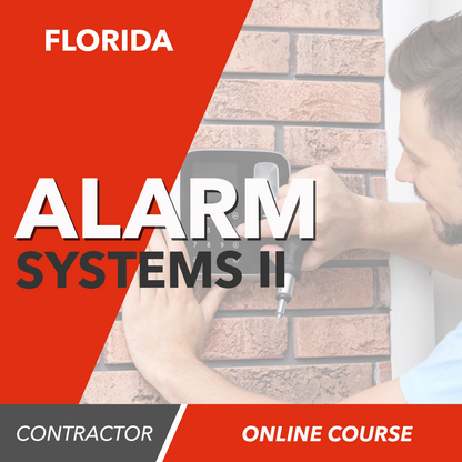 Florida Alarm Systems Contractor II - Online Exam Prep Course - Pearson VUE