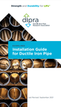 Dipra Installation For Ductile Iron Pipe 2021