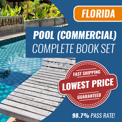 Florida Commercial Pool Contractor Exam Complete Book Set 