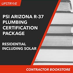 PSI Arizona R-37 Plumbing, including Solar (Residential) Certification Package