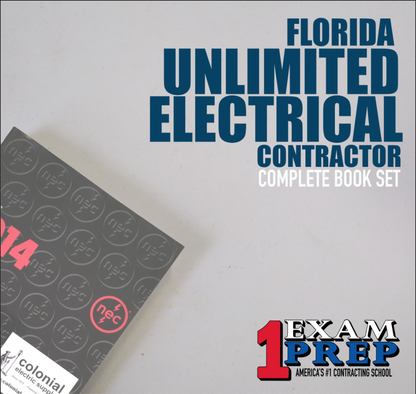 Florida Unlimited Electrical Contractor Exam Book Set