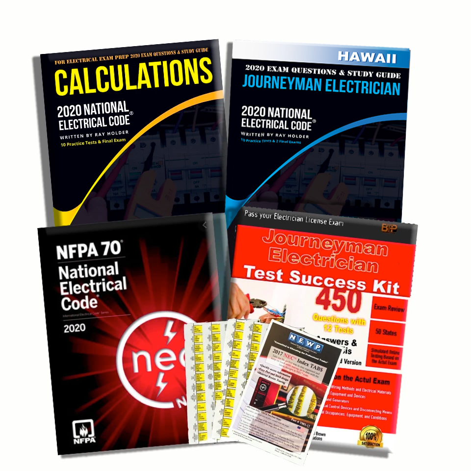 HAWAII 2020 JOURNEYMAN ELECTRICIAN EXAM PREP PACKAGE