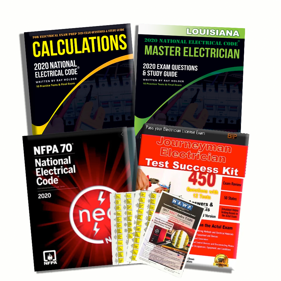 LOUISIANA 2020 MASTER ELECTRICIAN EXAM PREP PACKAGE