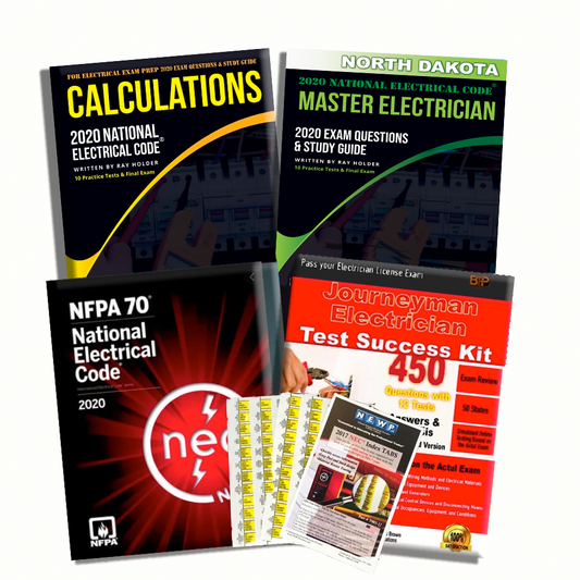 NORTH DAKOTA 2020 MASTER ELECTRICIAN EXAM PREP PACKAGE