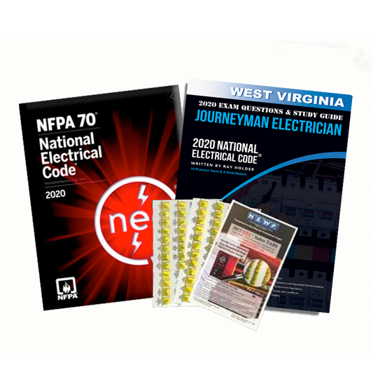 West Virginia 2020 Journeyman Electrician Exam Prep Package